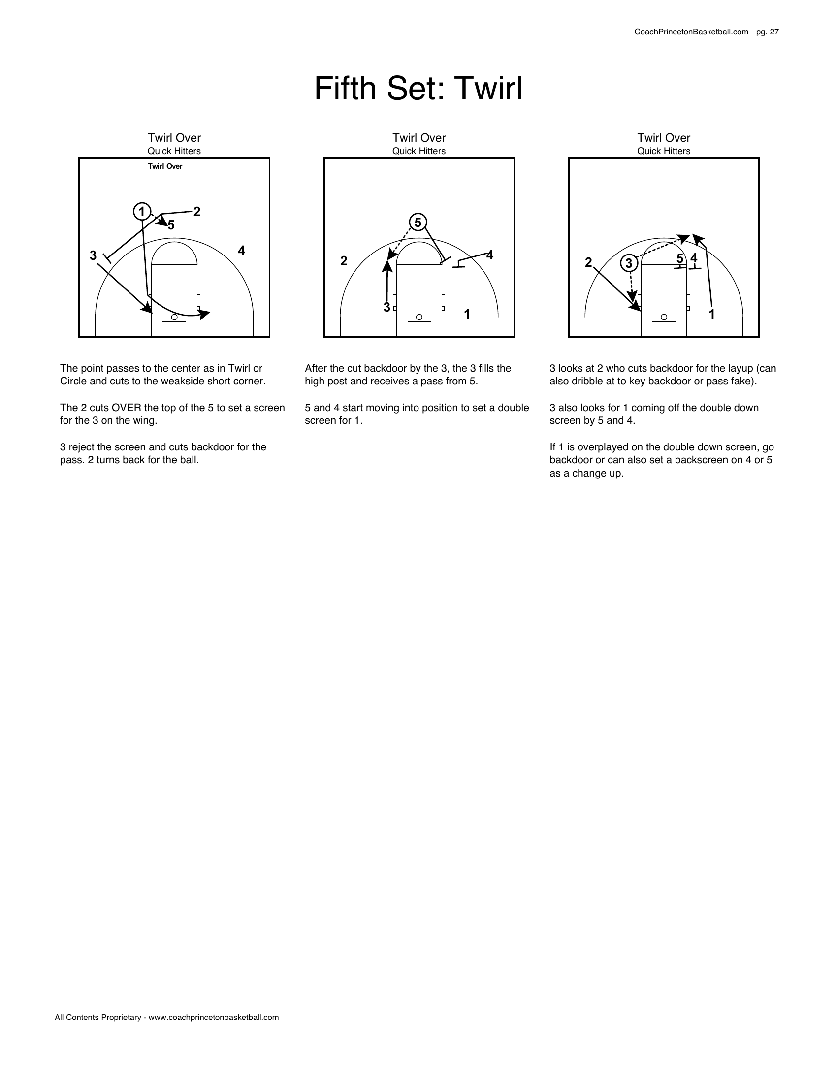 Twirl Counter court diagram